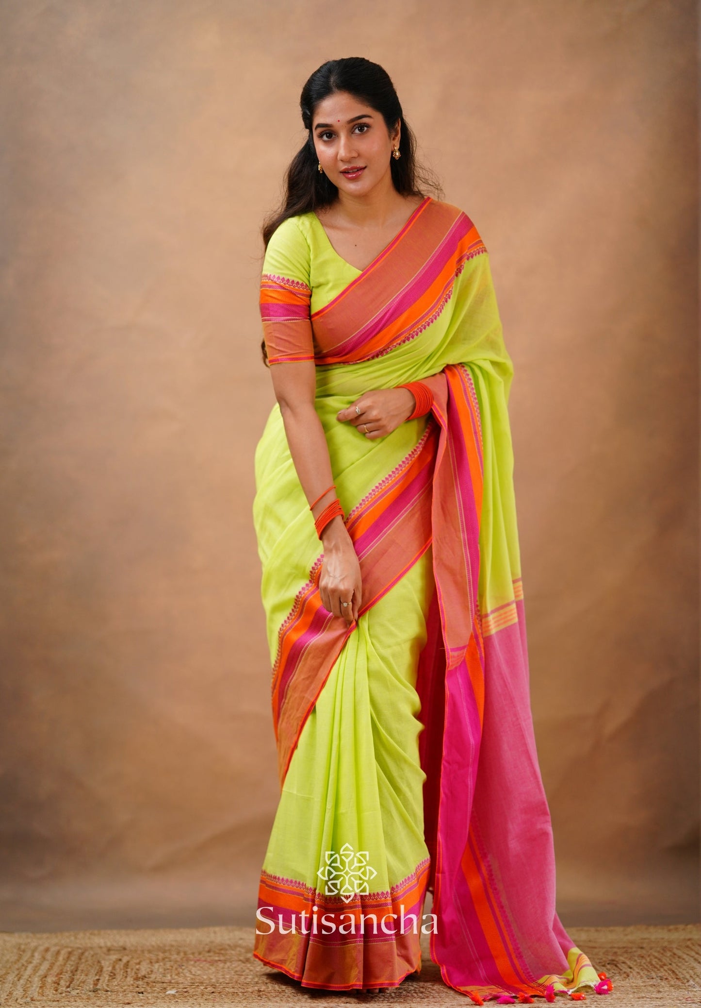 Dhiyona SS Sutisancha Handwoven Bliss Bengal Cotton Saree
