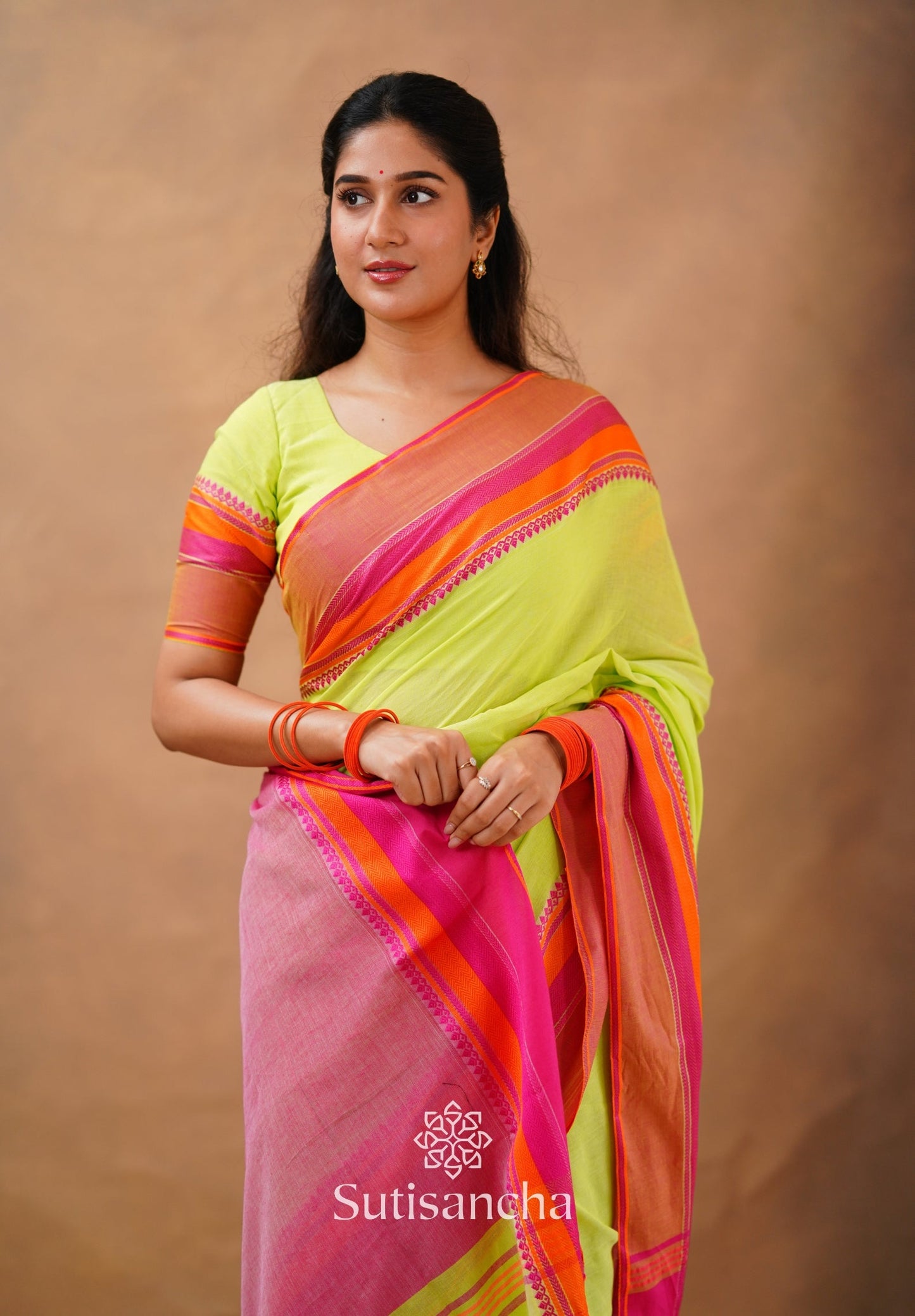 Dhiyona SS Sutisancha Handwoven Bliss Bengal Cotton Saree