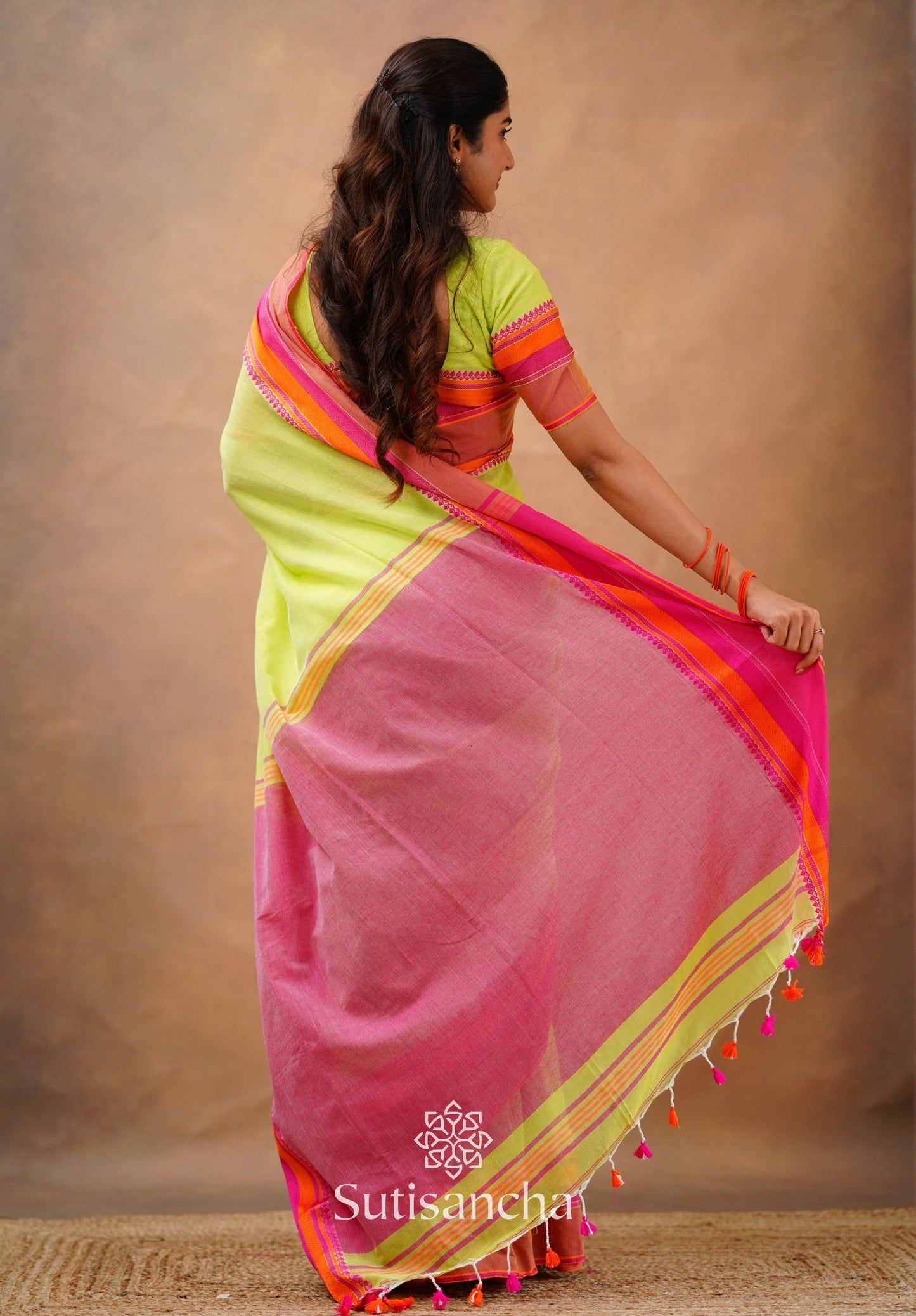 Dhiyona SS Sutisancha Handwoven Bliss Bengal Cotton Saree