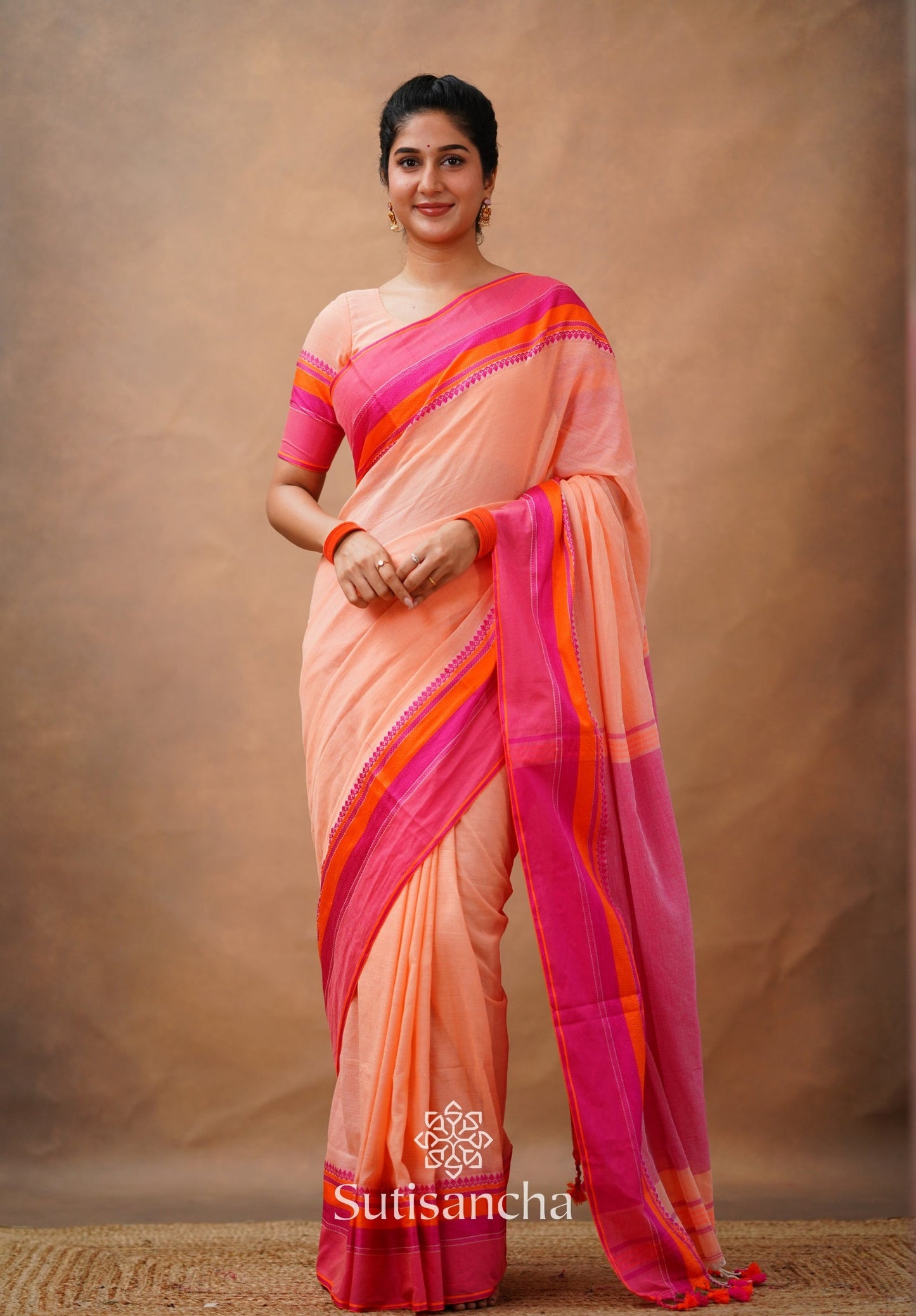 Dhiyona SS Sutisancha Handwoven Bliss Bengal Cotton Saree