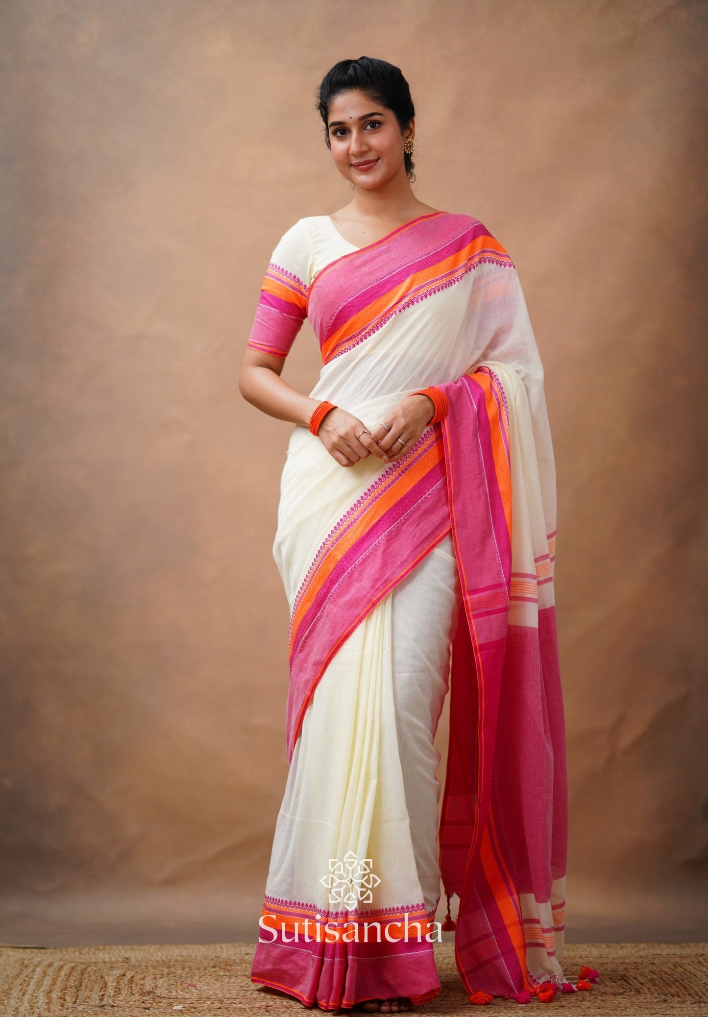 Dhiyona SS Sutisancha Handwoven Bliss Bengal Cotton Saree