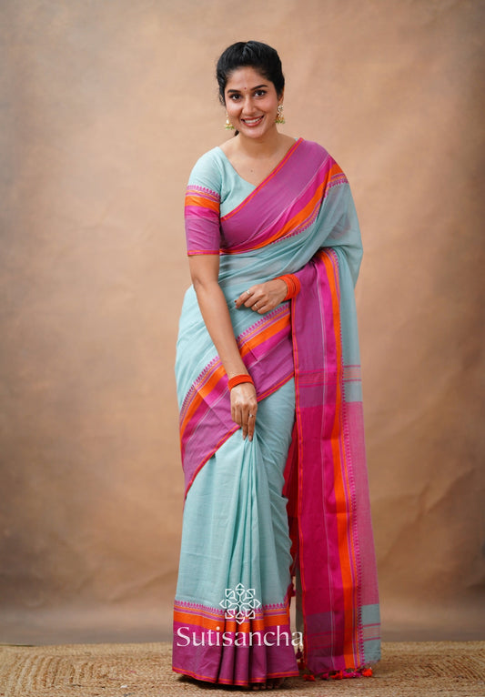 Dhiyona SS Sutisancha Handwoven Bliss Bengal Cotton Saree