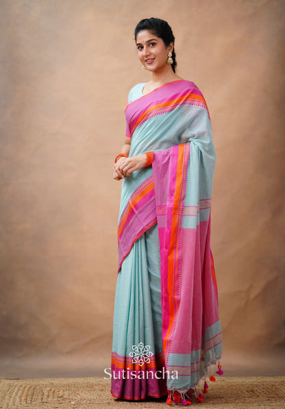 Dhiyona SS Sutisancha Handwoven Bliss Bengal Cotton Saree