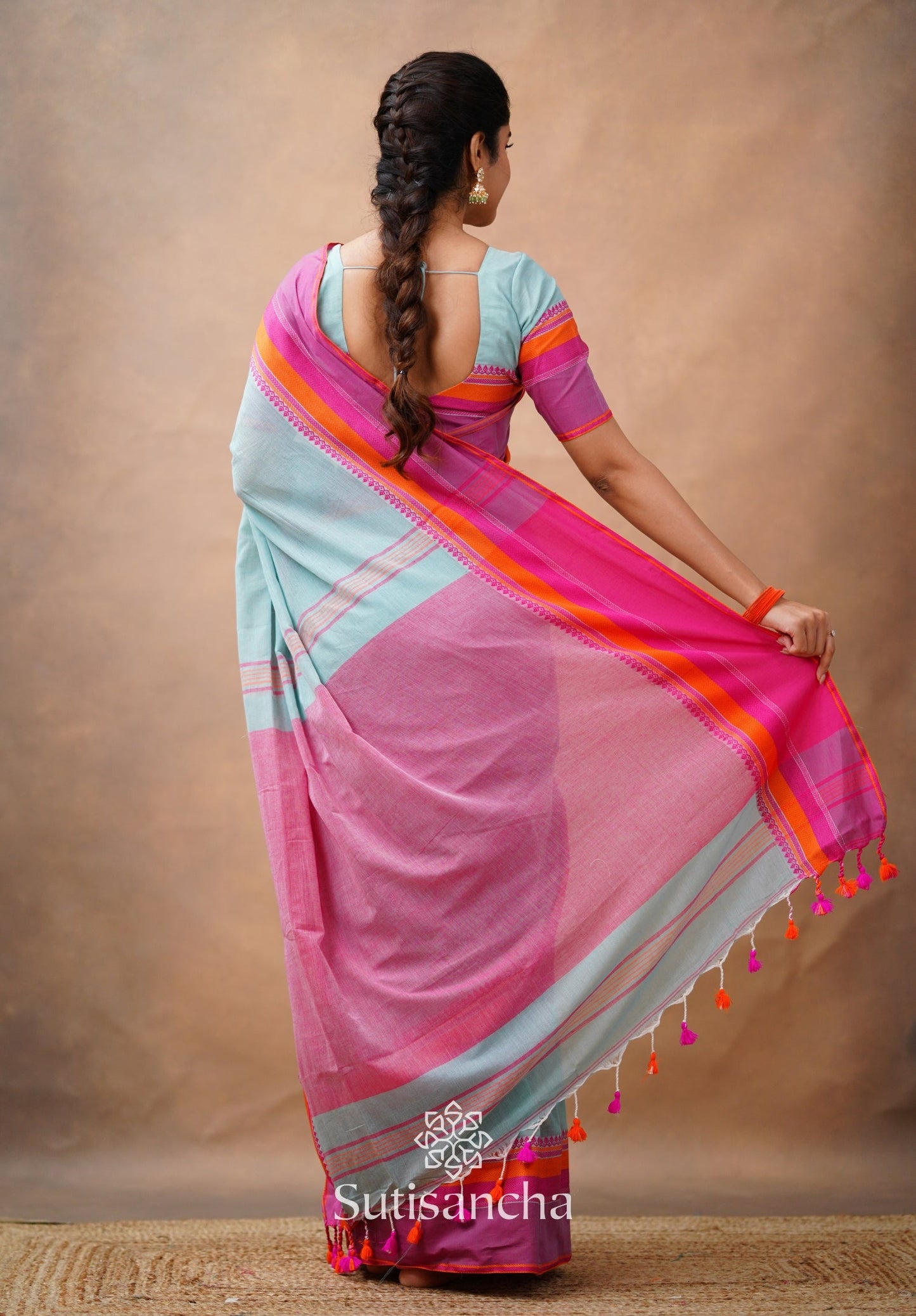 Dhiyona SS Sutisancha Handwoven Bliss Bengal Cotton Saree