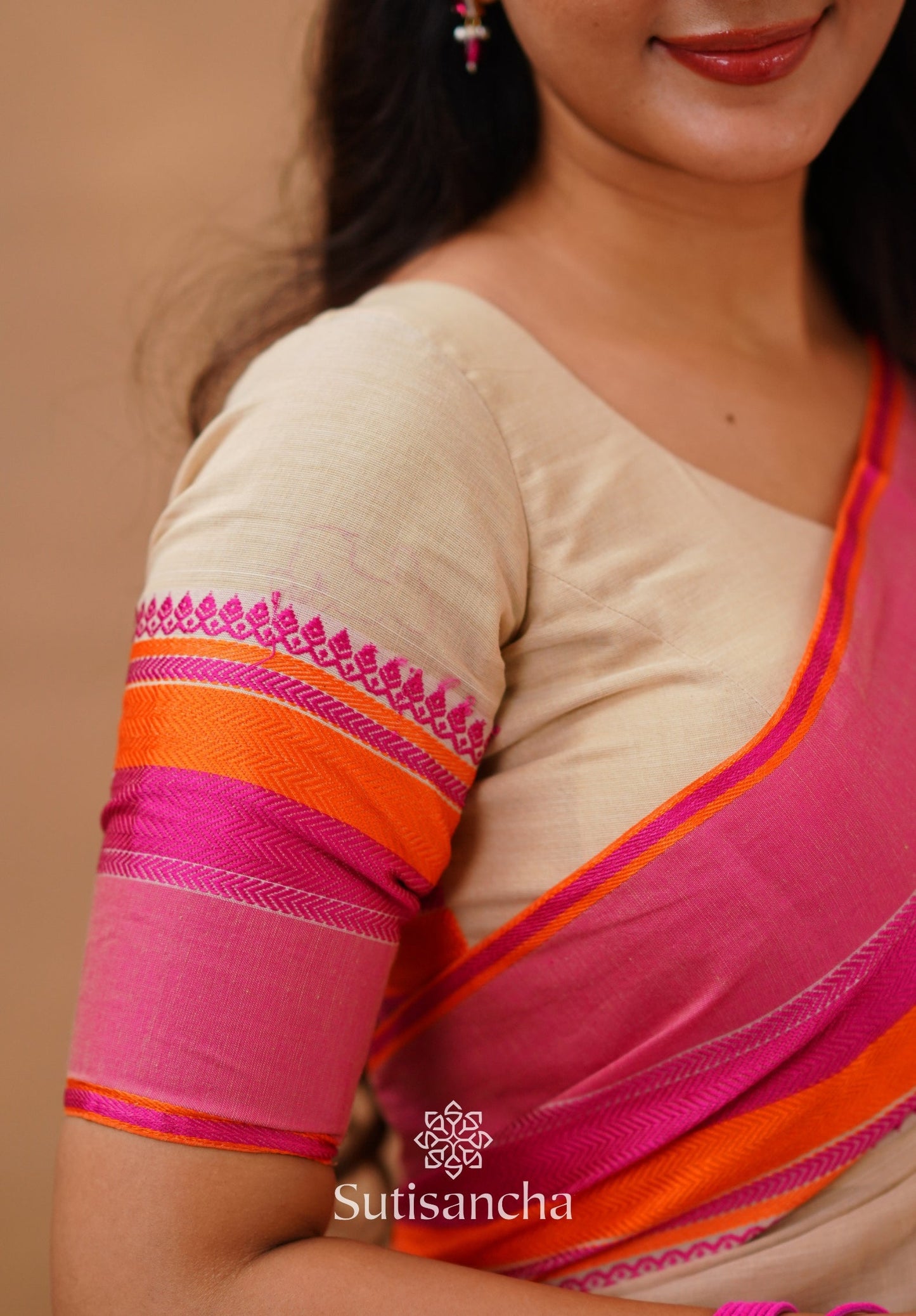 Dhiyona SS Sutisancha Handwoven Bliss Bengal Cotton Saree