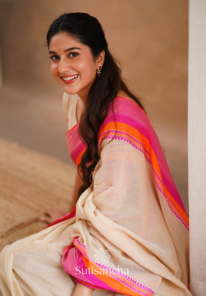 Dhiyona SS Sutisancha Handwoven Bliss Bengal Cotton Saree