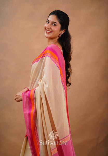 Dhiyona SS Sutisancha Handwoven Bliss Bengal Cotton Saree