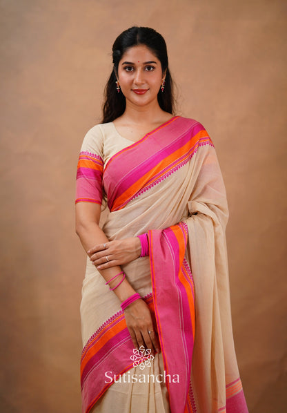 Dhiyona SS Sutisancha Handwoven Bliss Bengal Cotton Saree