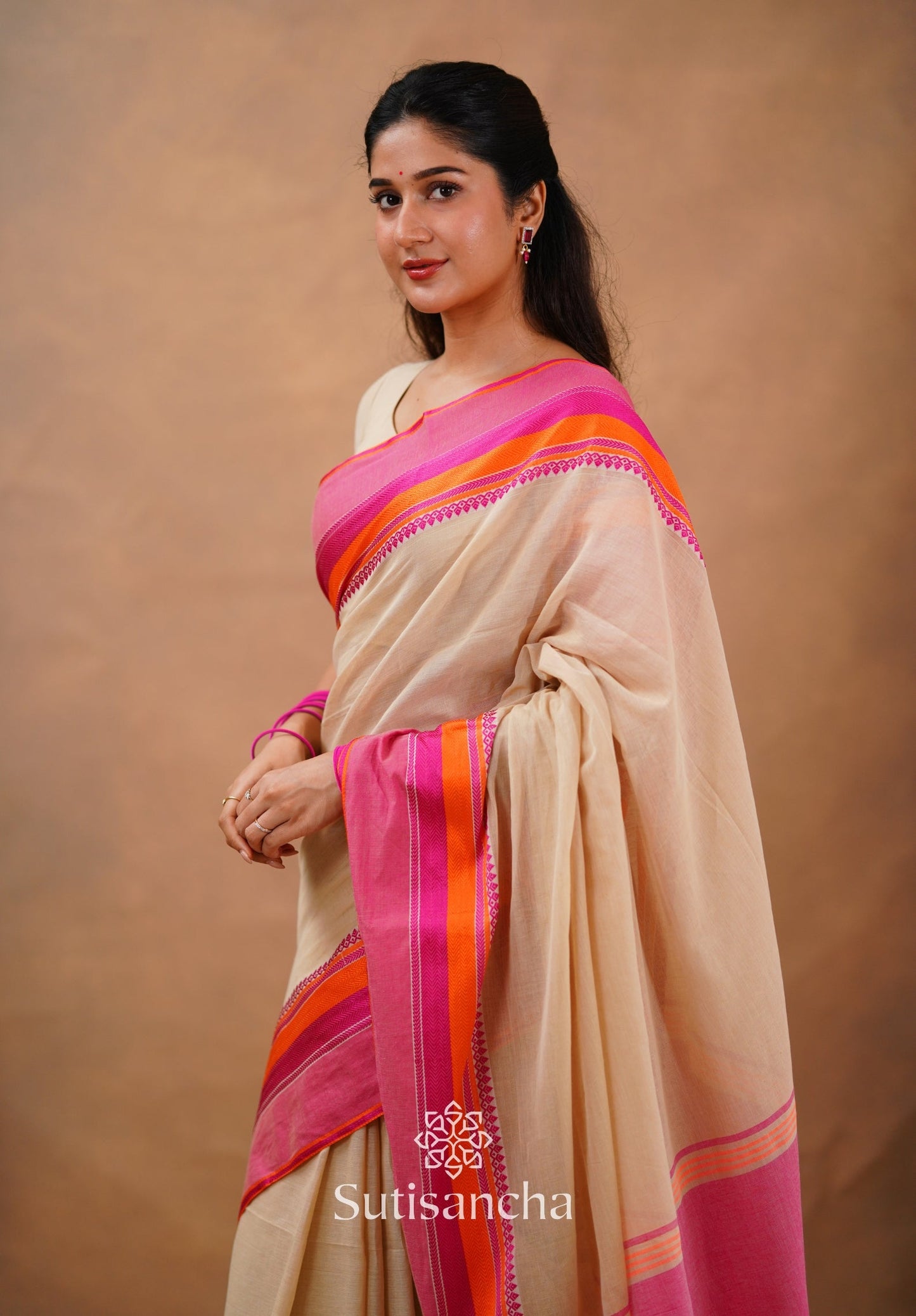 Dhiyona SS Sutisancha Handwoven Bliss Bengal Cotton Saree