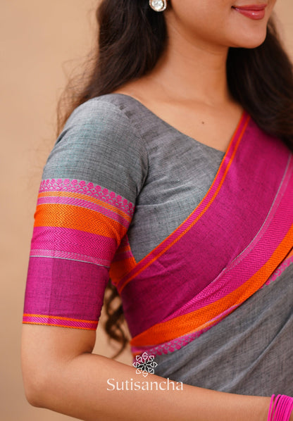 Dhiyona SS Sutisancha Handwoven Bliss Bengal Cotton Saree