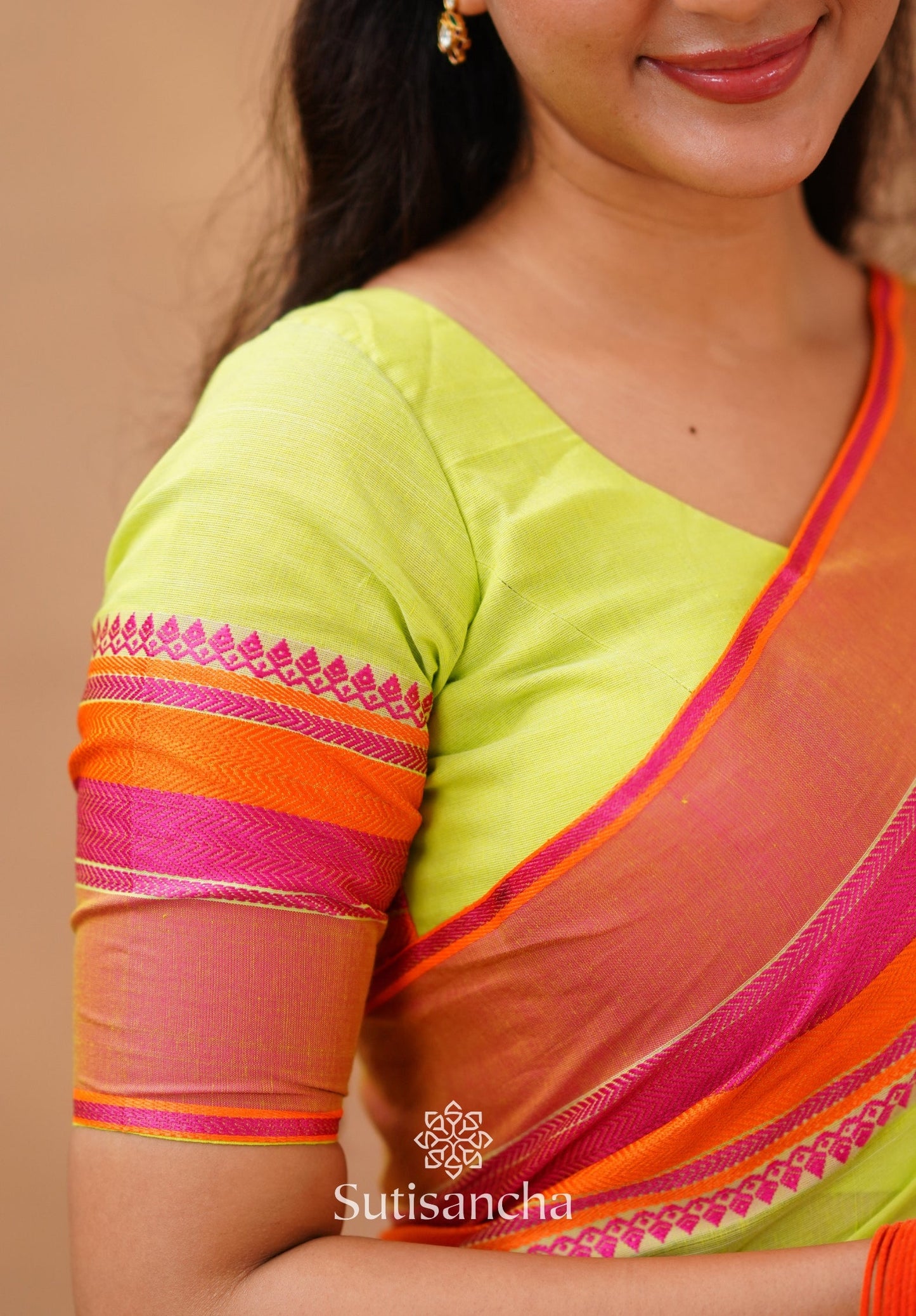 Dhiyona SS Sutisancha Handwoven Bliss Bengal Cotton Saree
