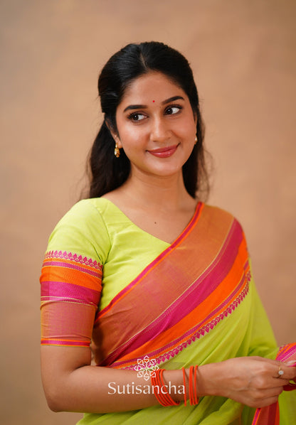 Dhiyona SS Sutisancha Handwoven Bliss Bengal Cotton Saree