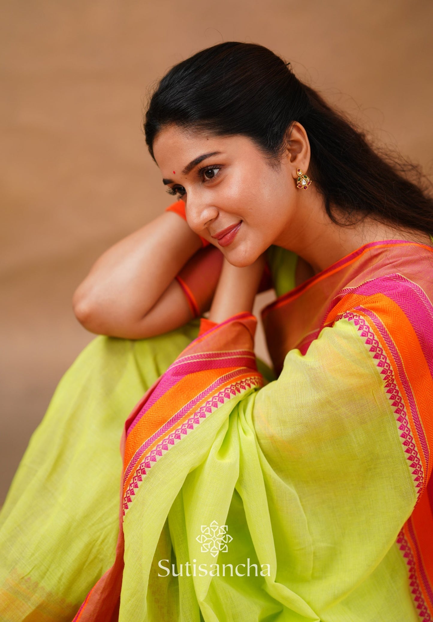 Dhiyona SS Sutisancha Handwoven Bliss Bengal Cotton Saree