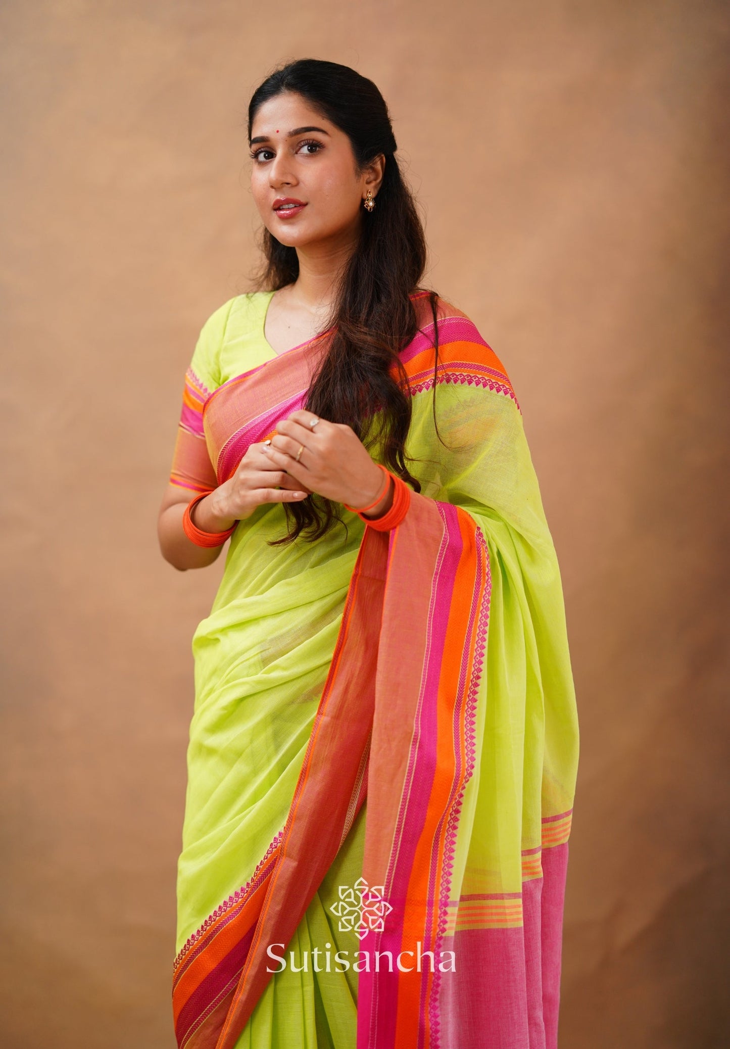 Dhiyona SS Sutisancha Handwoven Bliss Bengal Cotton Saree