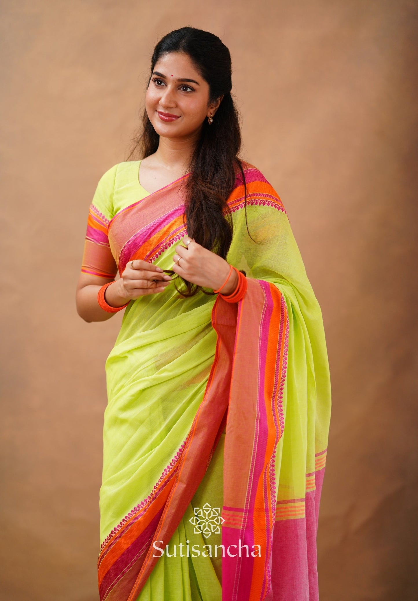 Dhiyona SS Sutisancha Handwoven Bliss Bengal Cotton Saree