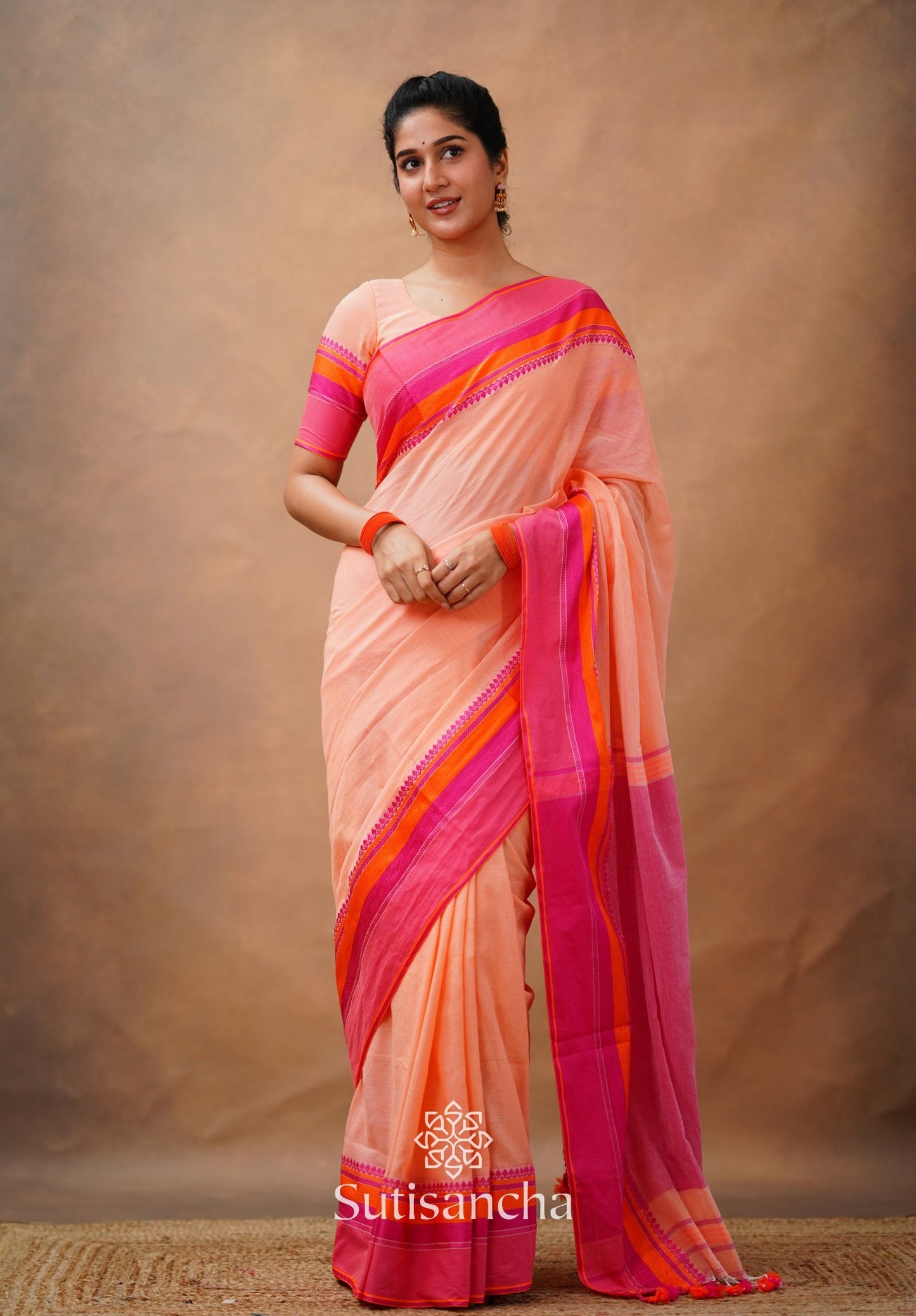 Dhiyona SS Sutisancha Handwoven Bliss Bengal Cotton Saree