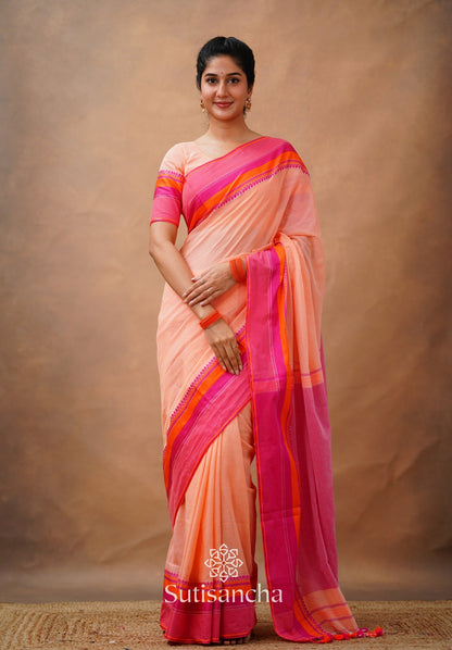 Dhiyona SS Sutisancha Handwoven Bliss Bengal Cotton Saree