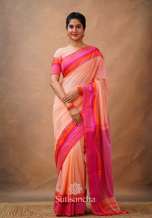 Dhiyona SS Sutisancha Handwoven Bliss Bengal Cotton Saree