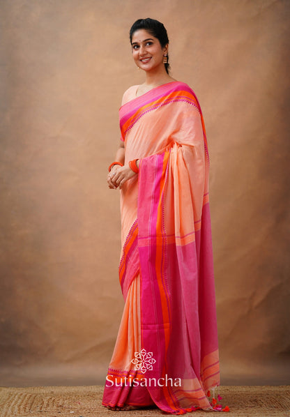 Dhiyona SS Sutisancha Handwoven Bliss Bengal Cotton Saree