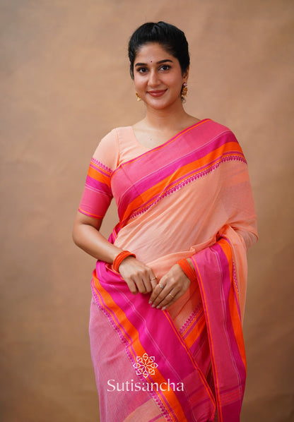 Dhiyona SS Sutisancha Handwoven Bliss Bengal Cotton Saree