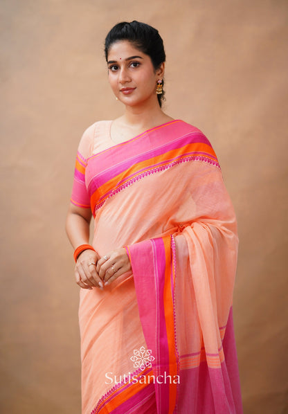 Dhiyona SS Sutisancha Handwoven Bliss Bengal Cotton Saree