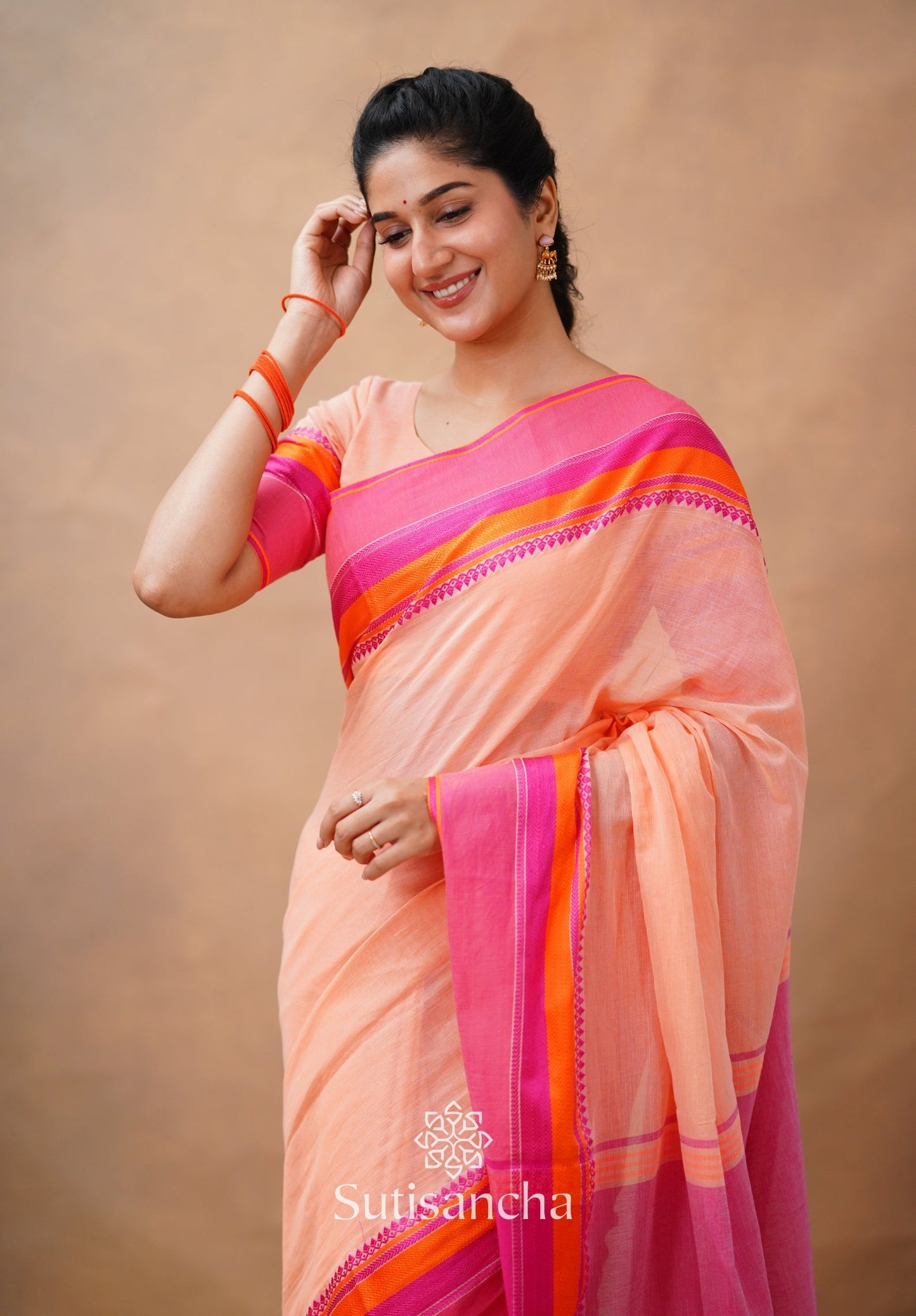 Dhiyona SS Sutisancha Handwoven Bliss Bengal Cotton Saree