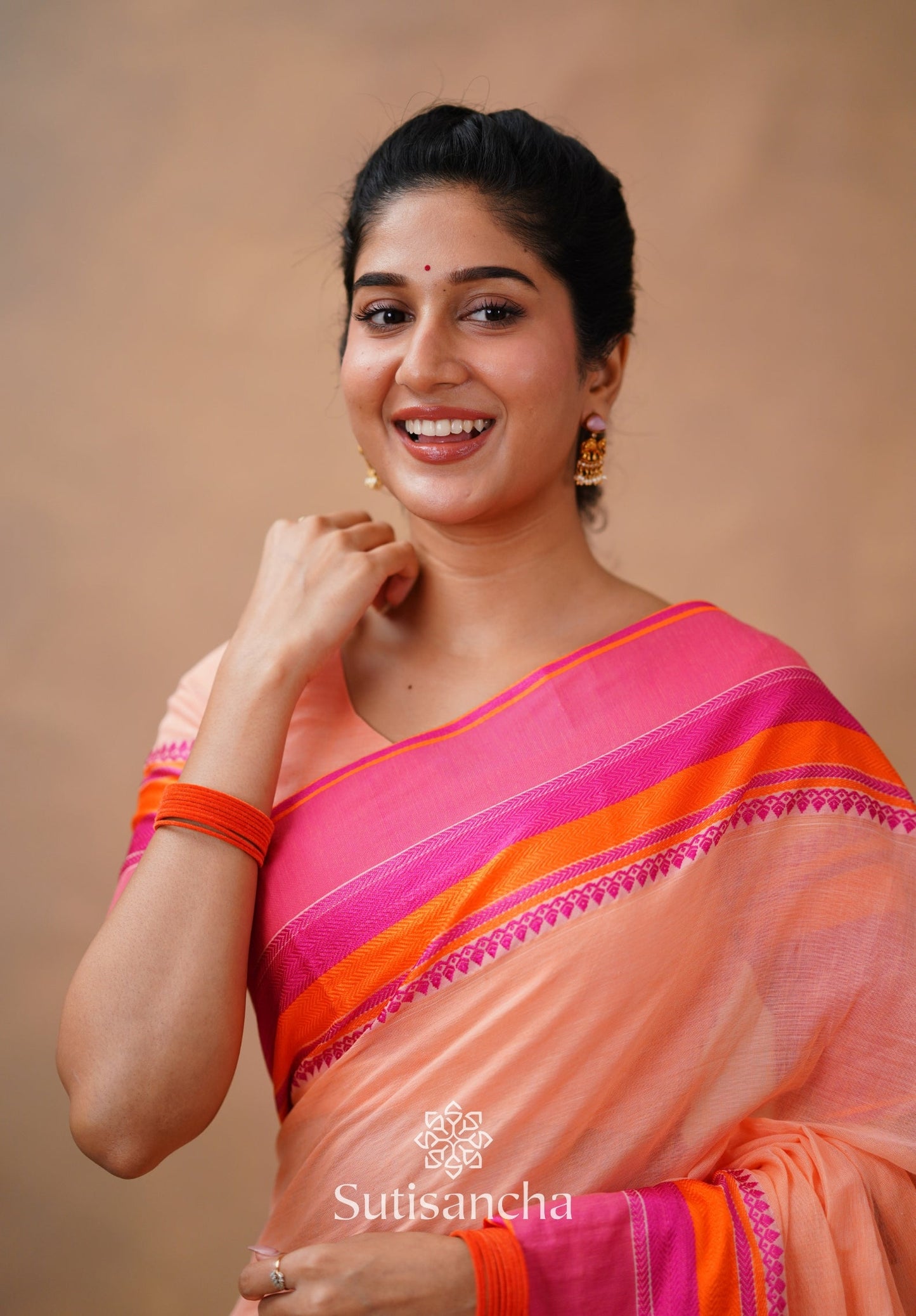 Dhiyona SS Sutisancha Handwoven Bliss Bengal Cotton Saree