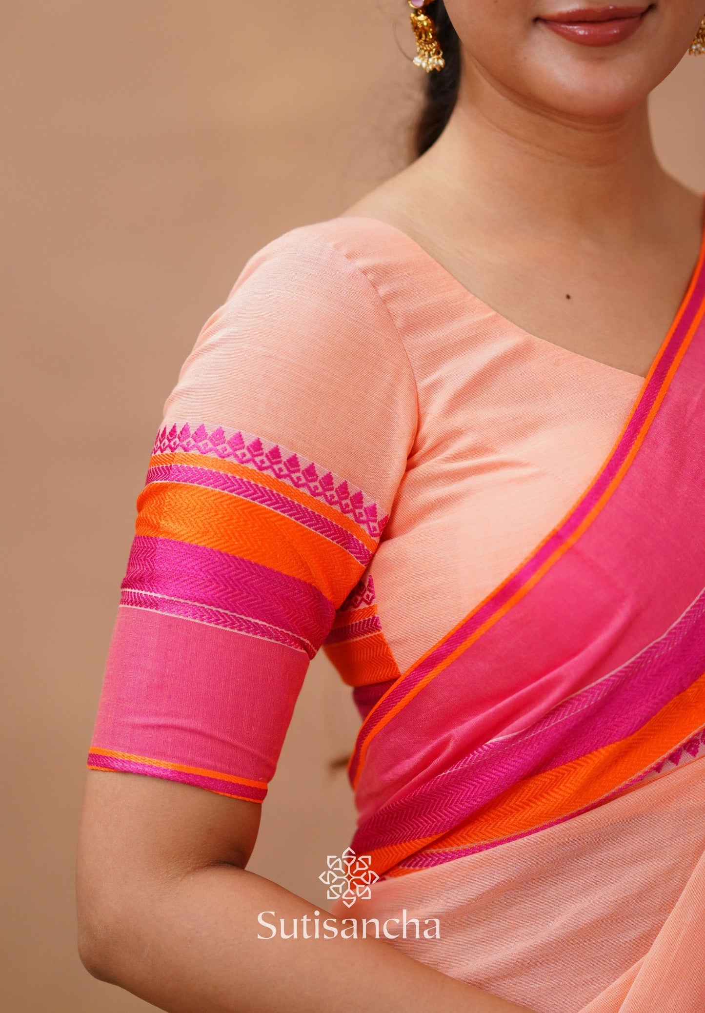 Dhiyona SS Sutisancha Handwoven Bliss Bengal Cotton Saree