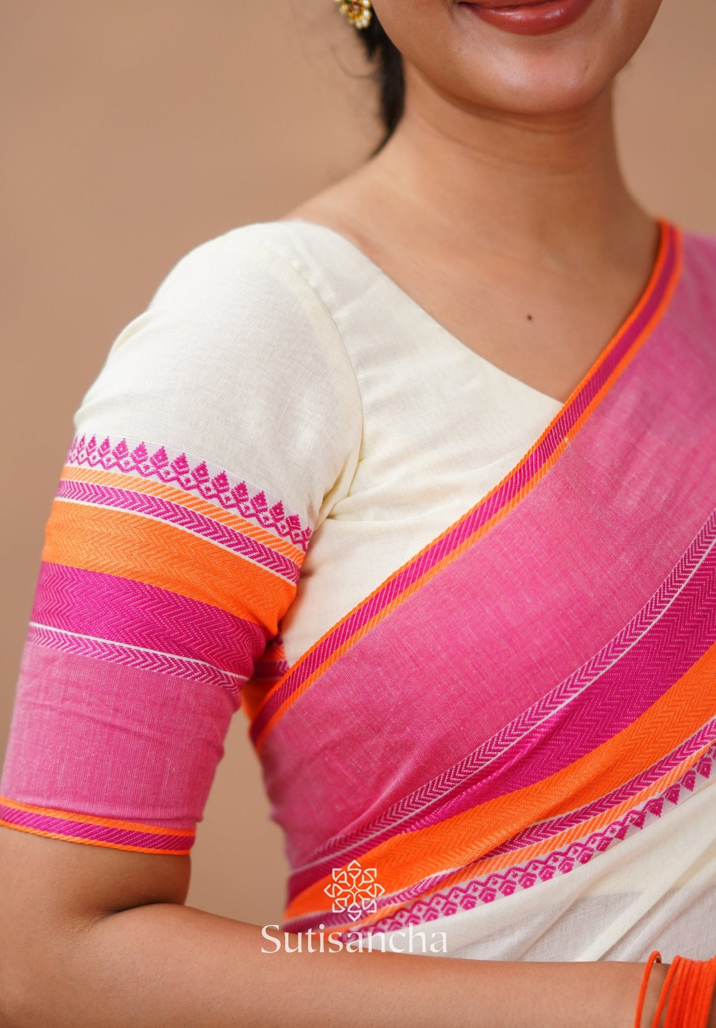 Dhiyona SS Sutisancha Handwoven Bliss Bengal Cotton Saree