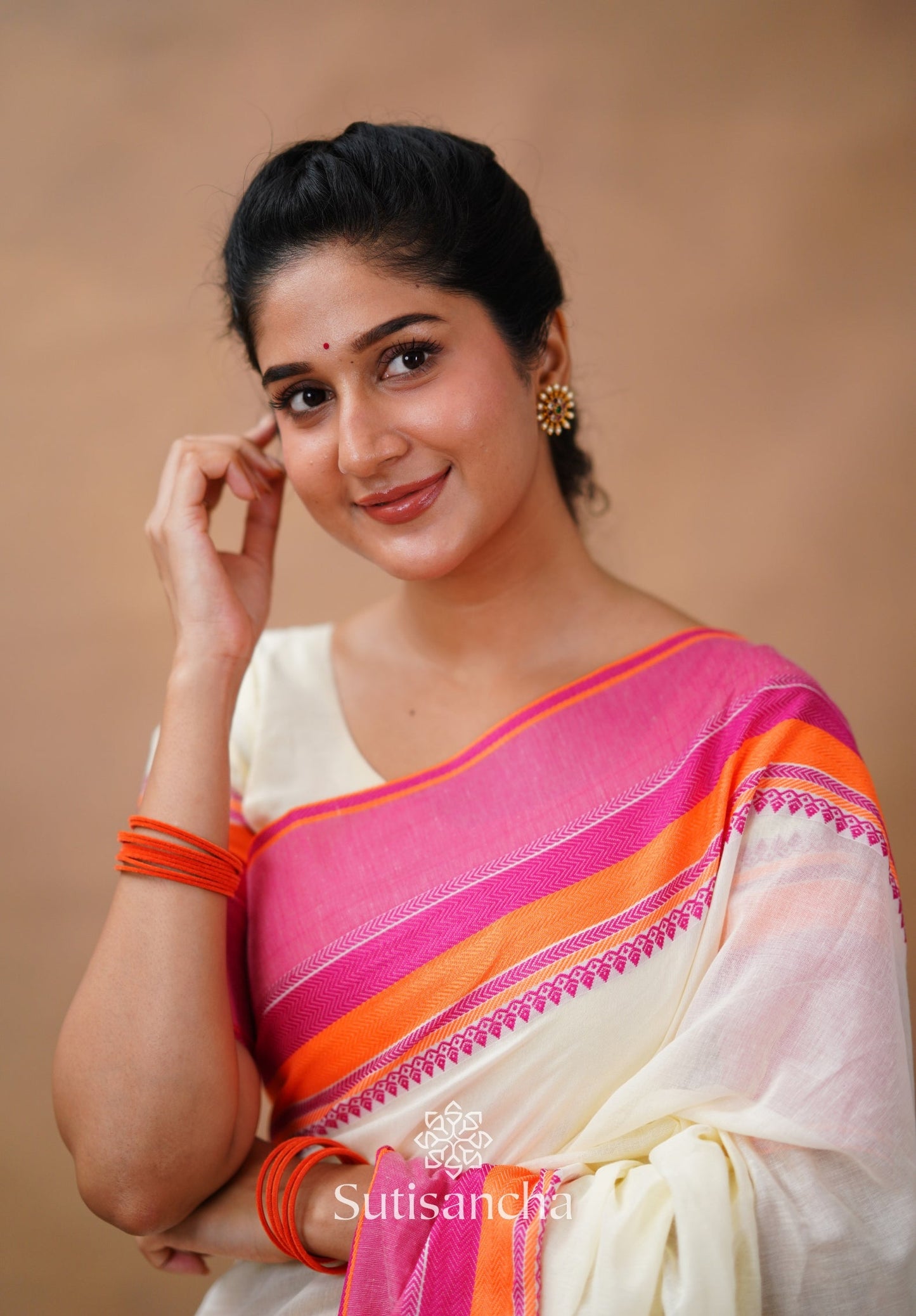 Dhiyona SS Sutisancha Handwoven Bliss Bengal Cotton Saree