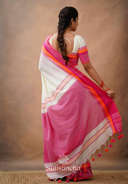 Dhiyona SS Sutisancha Handwoven Bliss Bengal Cotton Saree
