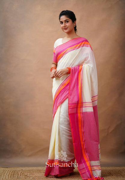 Dhiyona SS Sutisancha Handwoven Bliss Bengal Cotton Saree