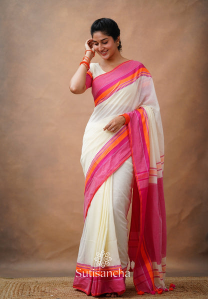 Dhiyona SS Sutisancha Handwoven Bliss Bengal Cotton Saree