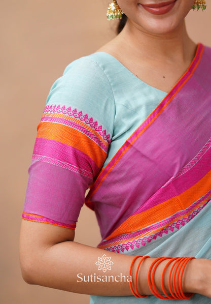 Dhiyona SS Sutisancha Handwoven Bliss Bengal Cotton Saree