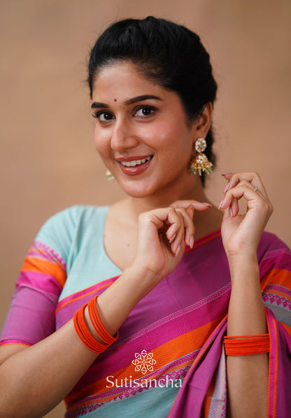 Dhiyona SS Sutisancha Handwoven Bliss Bengal Cotton Saree