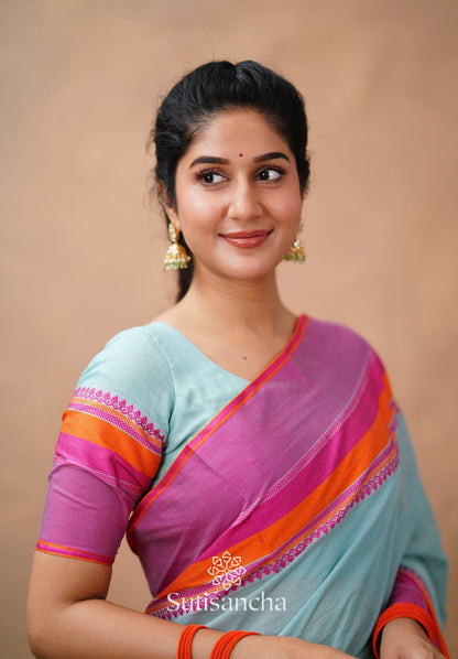 Dhiyona SS Sutisancha Handwoven Bliss Bengal Cotton Saree