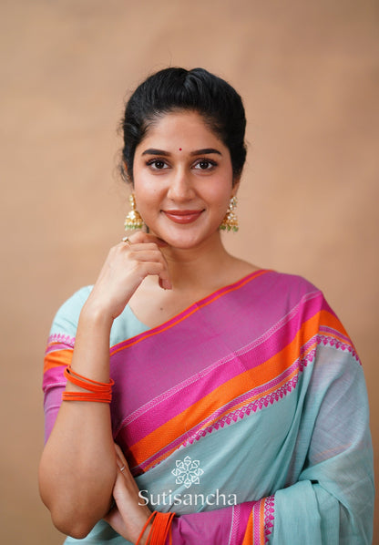 Dhiyona SS Sutisancha Handwoven Bliss Bengal Cotton Saree