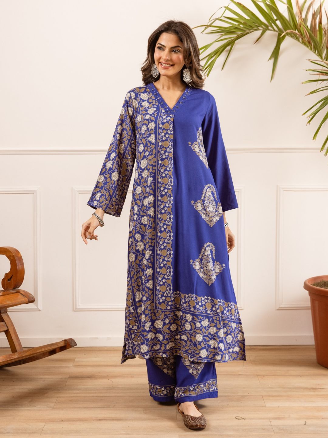 Karen Twilight printed cotton Kurta pant set