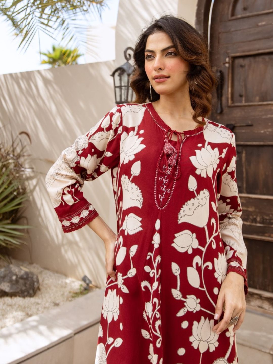 Karen caput printed kurta pant set