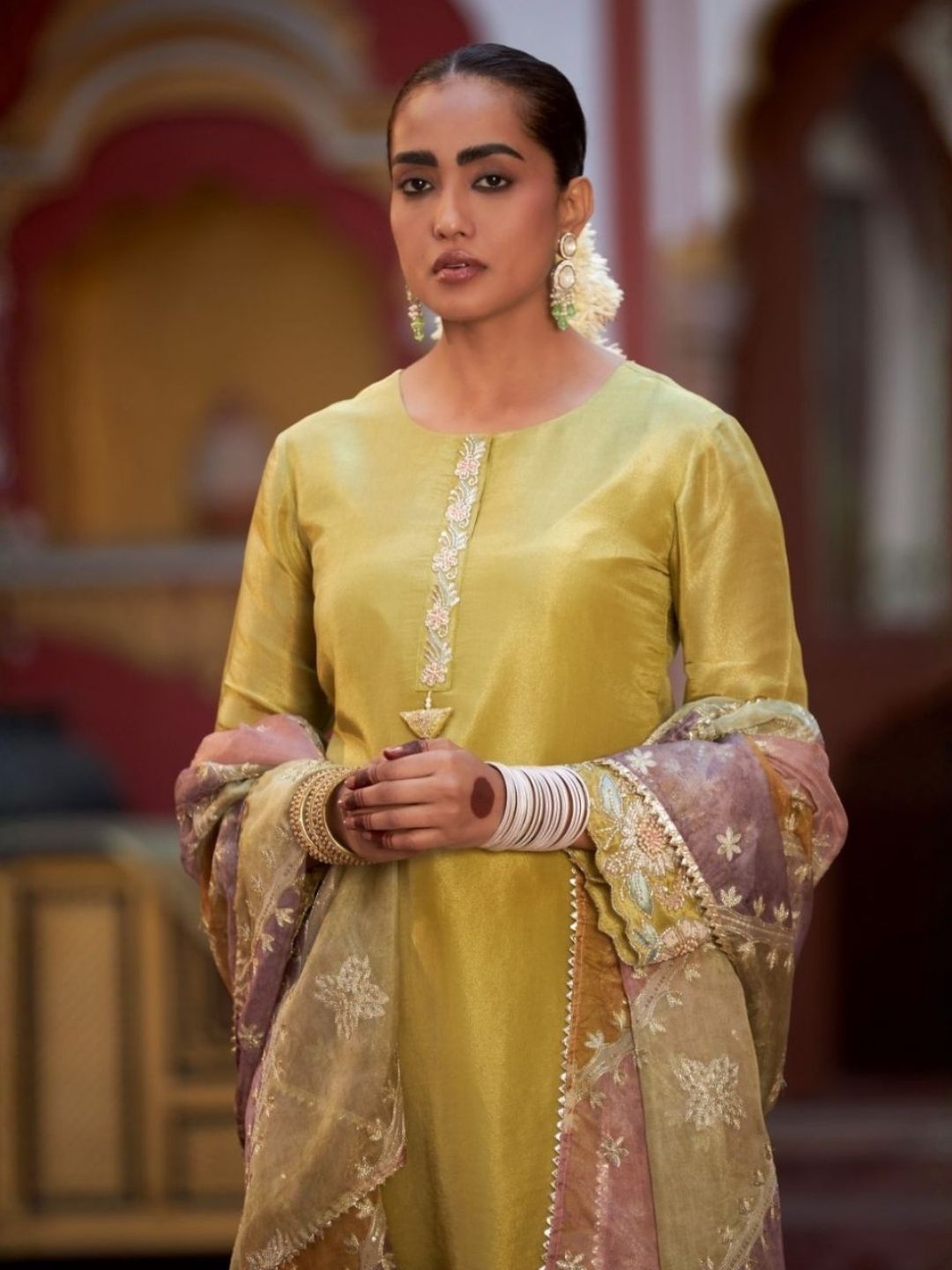 Mihika sand full work suit set