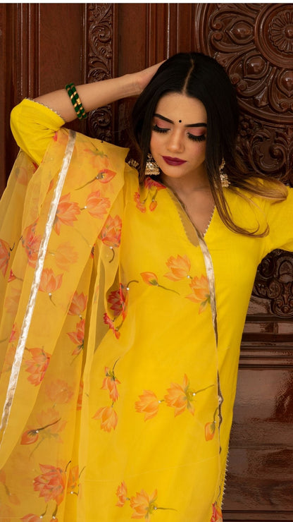 Buttercup Yellow Suit Set