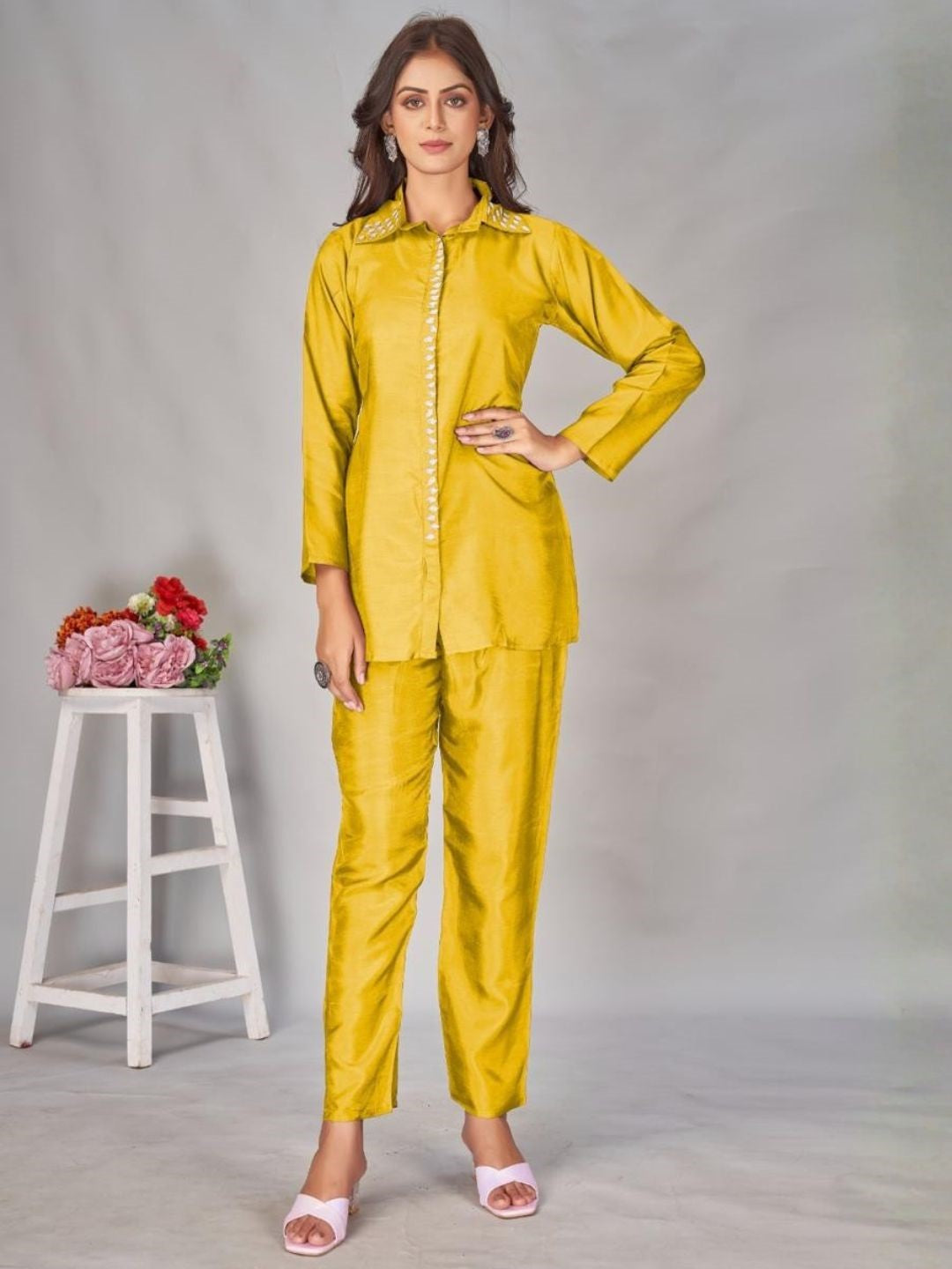 Divya Sunrise Work Co-ord Set