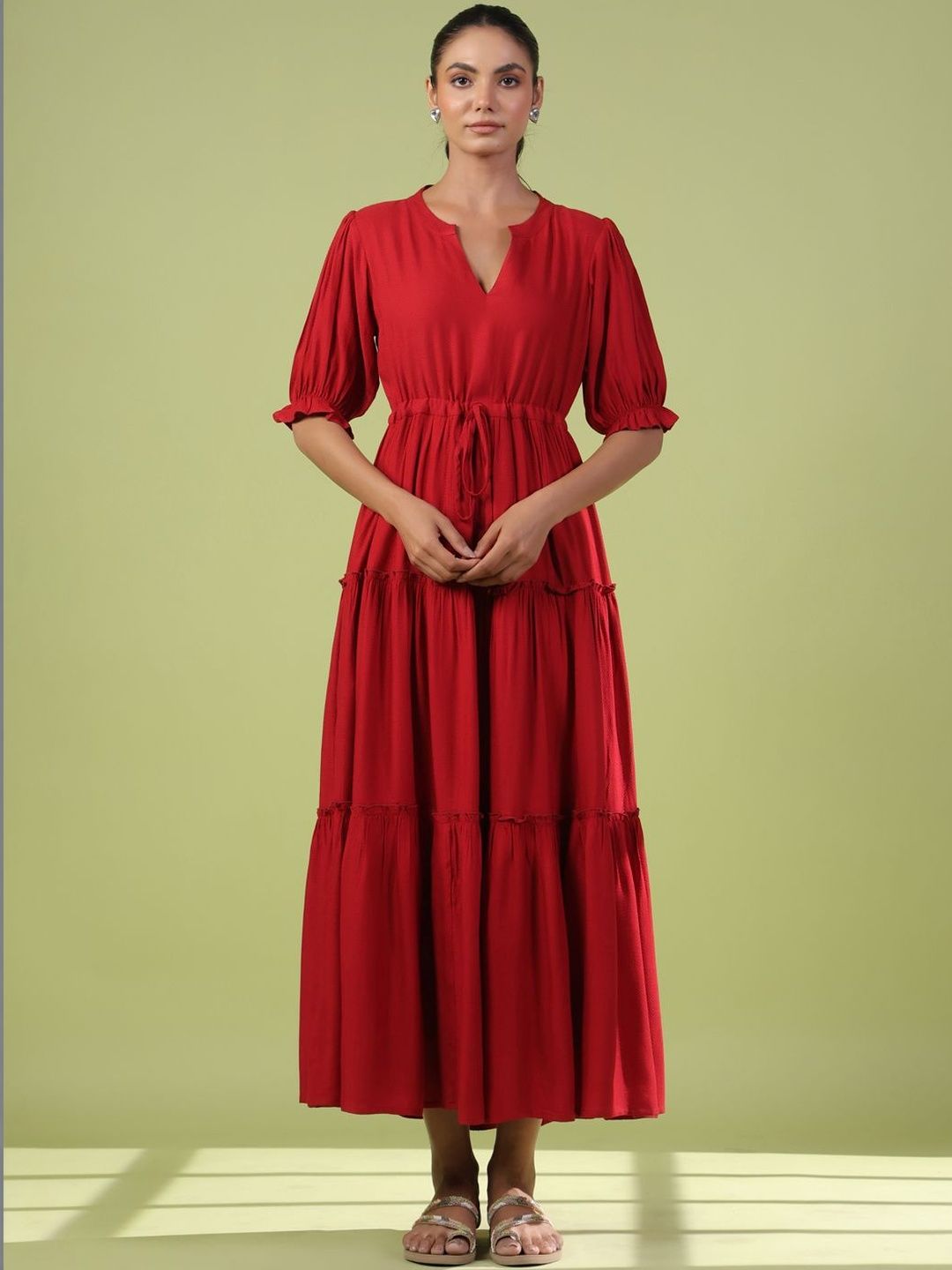 Dhiyona AY Women's Printed Tier Dress