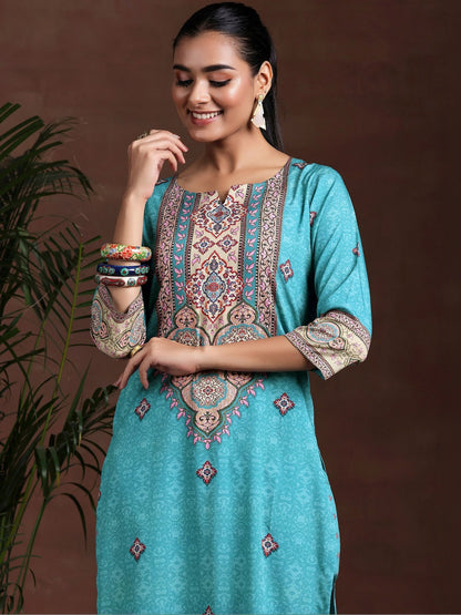 Women Ethnic Motifs Printed Regular Kurta with Trousers & With Dupatta