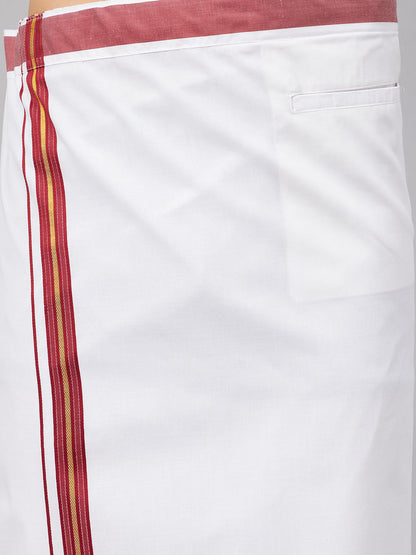 Men's Gold Silk Blend Straight Shirt And Mundu
