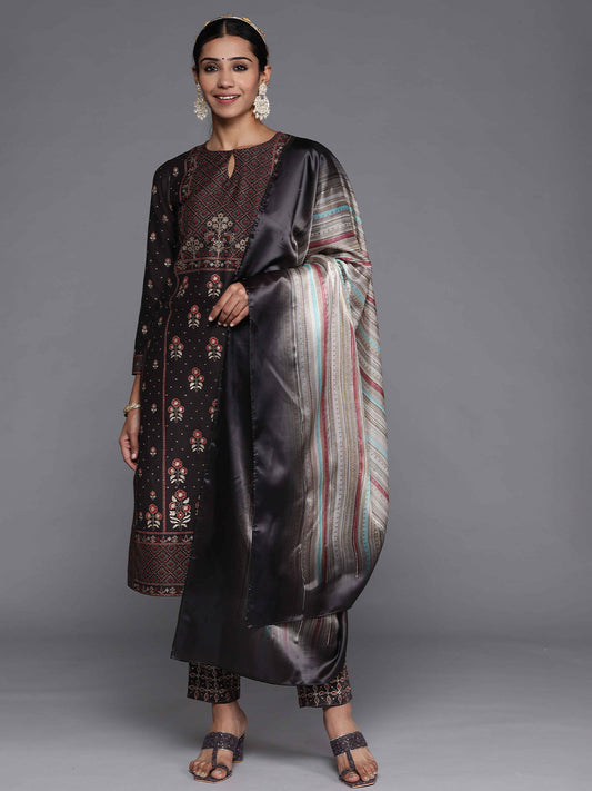 Women Ethnic Motifs Printed Regular Kurta with Trousers & With Dupatta