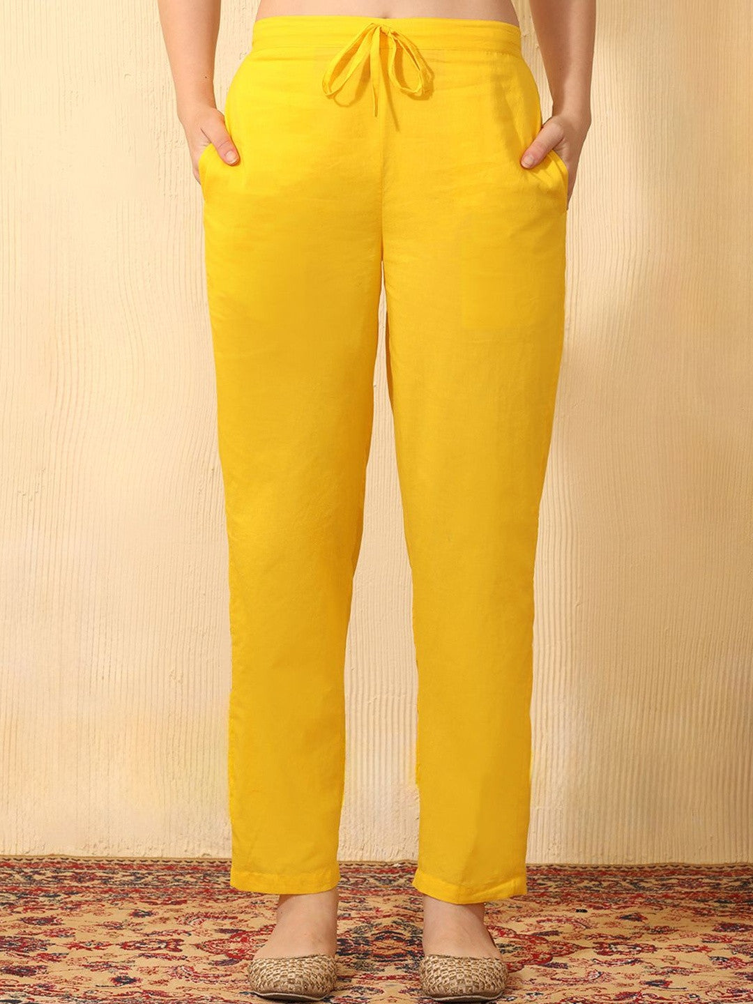 Women Ethnic Motifs Printed Regular Thread Work Pure Cotton Kurta with Trousers & With Dupatta