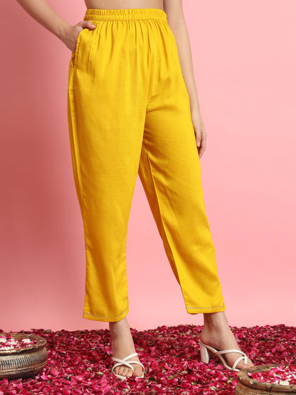 Dhiyona VV Dhanvi Silk Blend Dori Embroidered Kurta Set