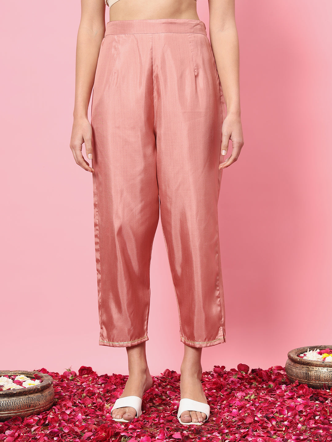 Dhiyona VV VredeVogel Women Kurta and Trousers Pant Set Silk Blend