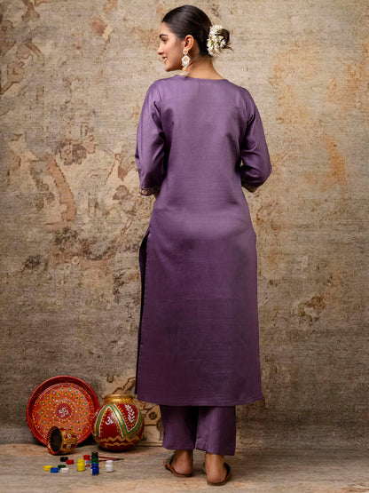 Dhiyona VV Women's Kurta and Pant Sets Viscose Rayon Fabric
